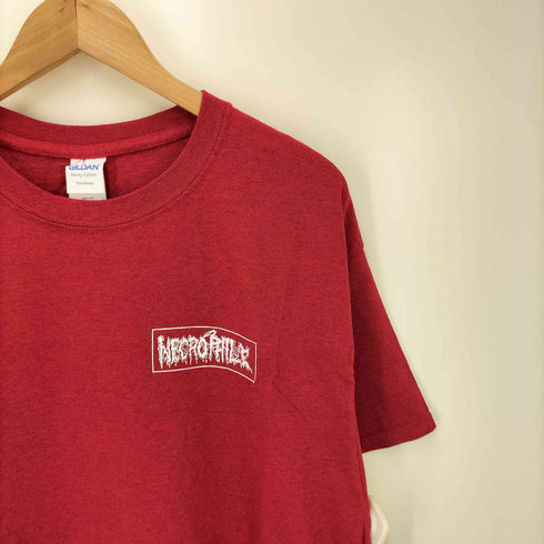 GILDAN ボディ ゴアグラインド バンド ロゴ S/S クルーネック Tシャツ メンズ import:L