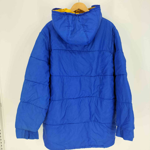 INTERNATIONAL COLLECTION ANDERSON LATTIE 三角タグ 比翼ボタン フーディ 2WAY 中綿 ロング ナイロン ジャケット メンズ