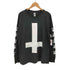 GILDAN ボディ グラフィック プリント L/S アーム プリント クルーネック Tシャツ メンズ import:L