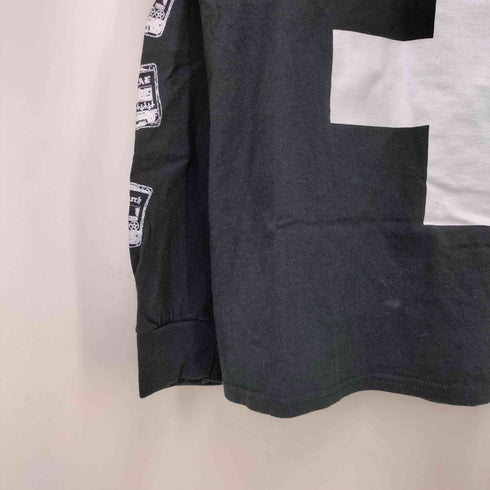 GILDAN ボディ グラフィック プリント L/S アーム プリント クルーネック Tシャツ メンズ import:L