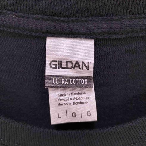 GILDAN ボディ グラフィック プリント L/S アーム プリント クルーネック Tシャツ メンズ import:L