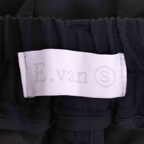 E.van タック ワイド イージースラックス メンズ S