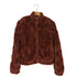 west of melrose フェイクファー クロップドジャケット レディース JPN:S