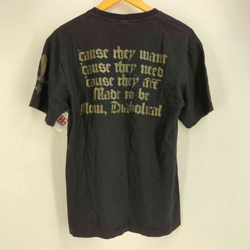 ブラックメタル バンド アートワーク プリント S/S クルーネック Tシャツ メンズ import:M
