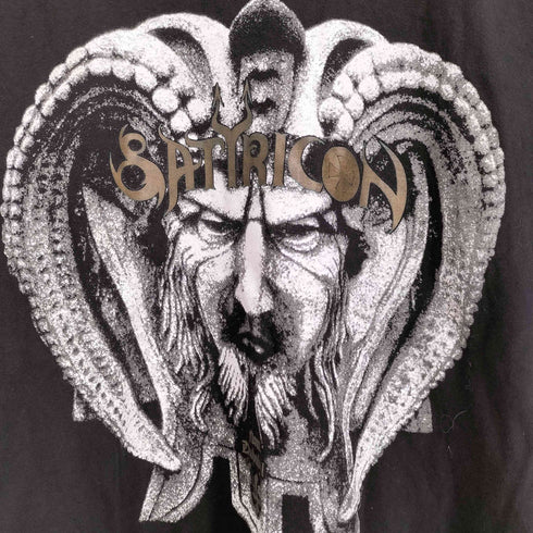 ブラックメタル バンド アートワーク プリント S/S クルーネック Tシャツ メンズ import:M