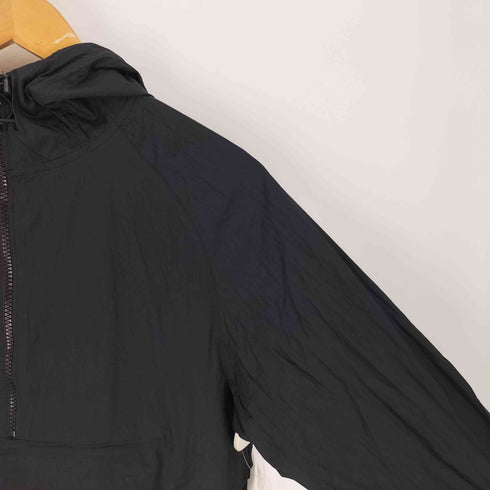 チャンピオン Champion MADE IN JORDAN ロゴプリント 裏地メッシュ ハーフジップ プルオーバー ナイロン ジャケット メンズ import:S
