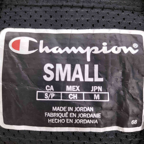 チャンピオン Champion MADE IN JORDAN ロゴプリント 裏地メッシュ ハーフジップ プルオーバー ナイロン ジャケット メンズ import:S