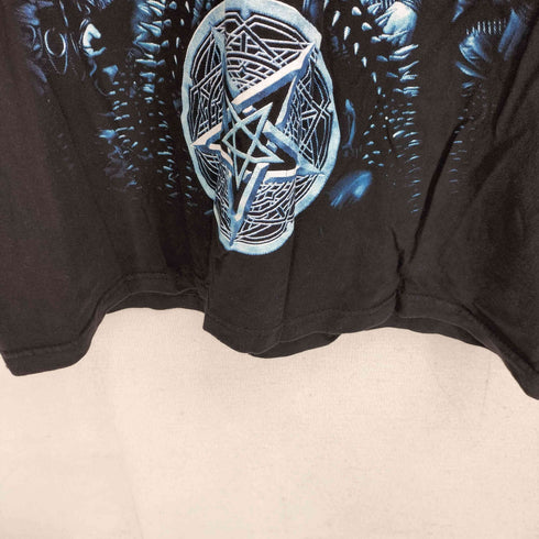 ブラックメタル バンド アートワーク プリント S/S クルーネック Tシャツ メンズ import:M