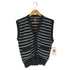 MITTS NITTS ミッツニッツ USA製 ボーダー ニットベスト レディース import:XS