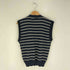 MITTS NITTS ミッツニッツ USA製 ボーダー ニットベスト レディース import:XS