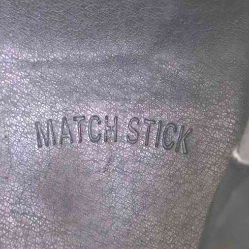 MATCH STICK スクエアトゥ サイドゴア バックジップ ブーツ メンズ 7