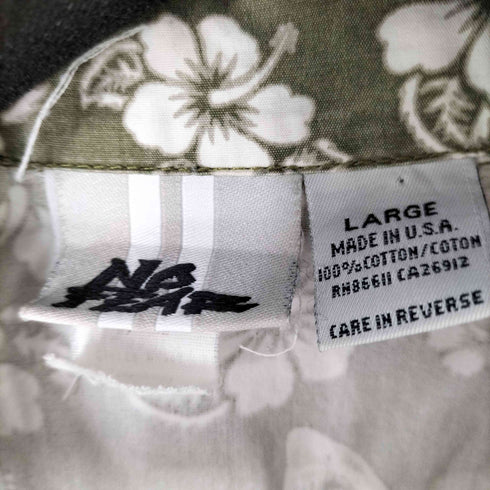NOFEAR USA製 S/S 開襟総柄シャツ メンズ JPN:L