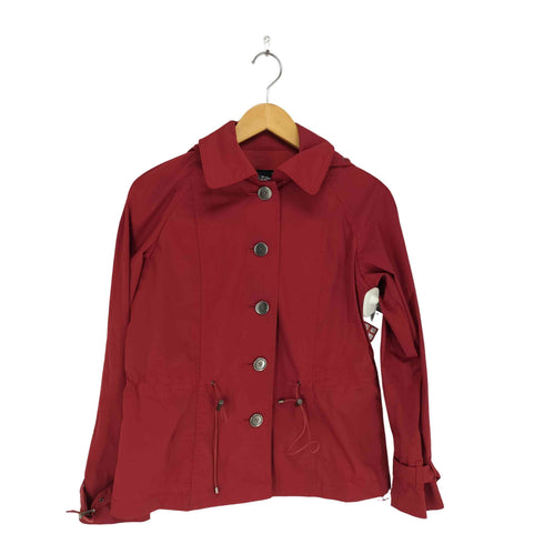 バーバリーロンドン BURBERRY LONDON SOLOTEX フーデッドジャケット レディース 38