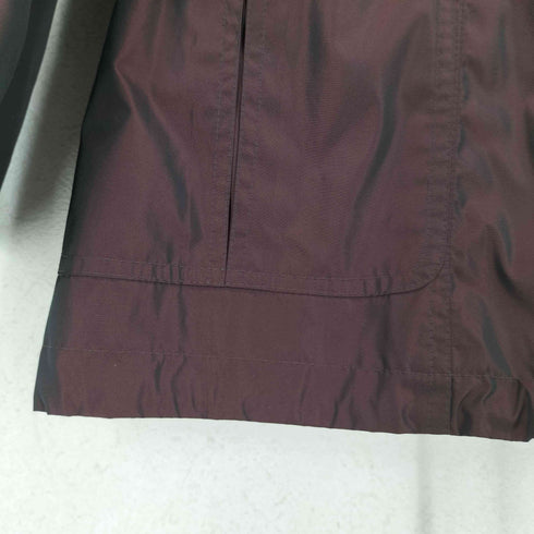 バーバリーロンドン BURBERRY LONDON 裏地ノヴァチェック 玉虫フーデッドジップコート レディース 9