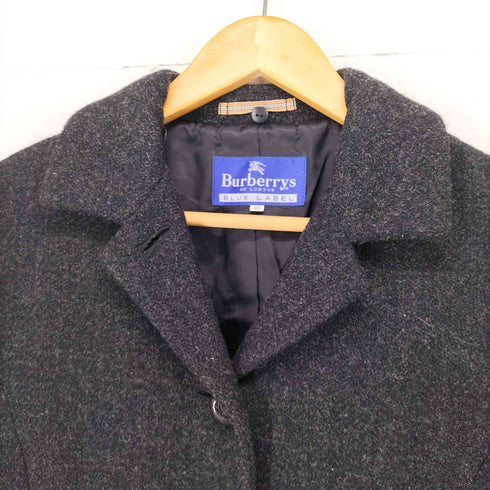 バーバリーブルーレーベル BURBERRY BLUE LABEL ウールチェスターコート レディース 40