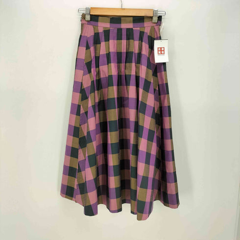 イエナラブークル IENA LA BOUCLE ブロックチェックタックスカート レディース 34