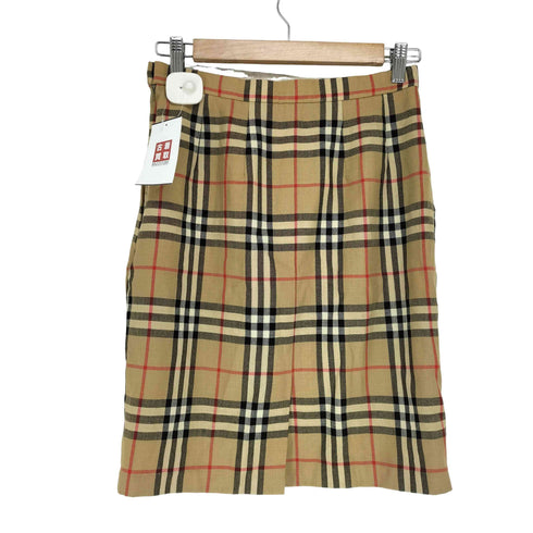 バーバリーズ BURBERRYS MADE IN ENGLAND ノヴァチェックペンシルスカート レディース