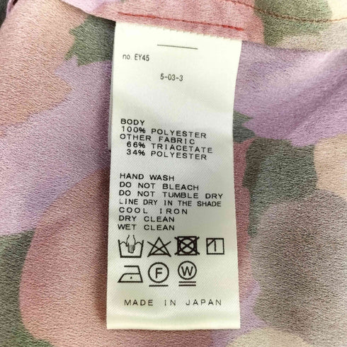 イエナラブークル IENA LA BOUCLE リーフフラワー スモックワンピース レディース
