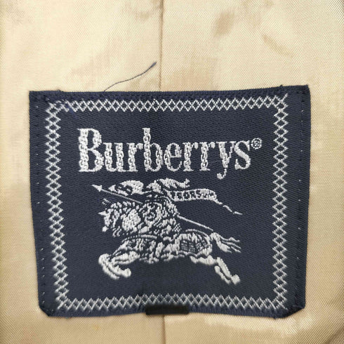 バーバリーズ BURBERRYS ピュアアンゴラ 金ボタン ウールトレンチコート レディース 9