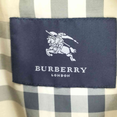 バーバリーロンドン BURBERRY LONDON ノヴァチェックライナー付きスタンドカラーコート メンズ L
