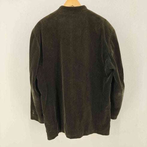 パパス papas コーデュロイ ノーカラージャケット メンズ JPN:L