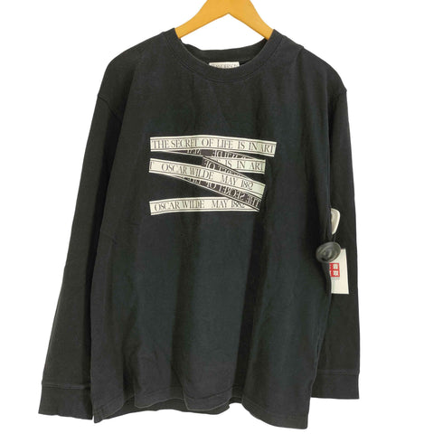 ジェイダブリューアンダーソン JW ANDERSON 21AW ×Oscar Wilde オスカーワイルド コラボ プリントカットソー ロンT メンズ import:M