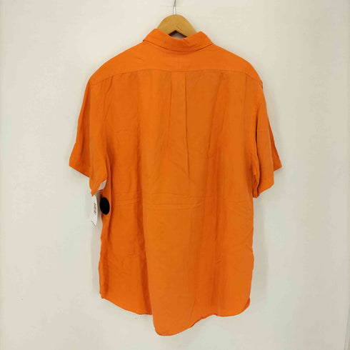 ラルフローレン RALPH LAUREN 90S CUSTOM FIT シルクリネン BDシャツ メンズ import:XL