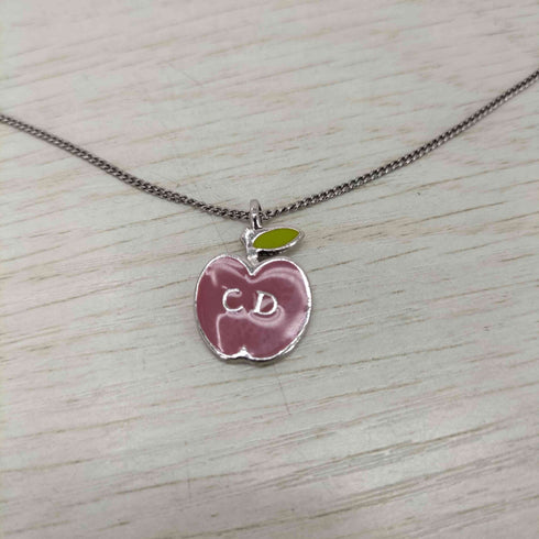 クリスチャンディオール Christian Dior アップル CDロゴネックレス レディース