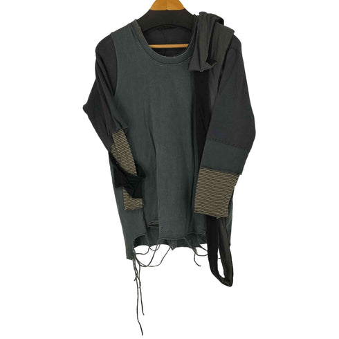 アンダーカバーイズム UNDERCOVERISM 05AW ART&CRAFT期 ストール付きダメージカットソー メンズ JPN:3