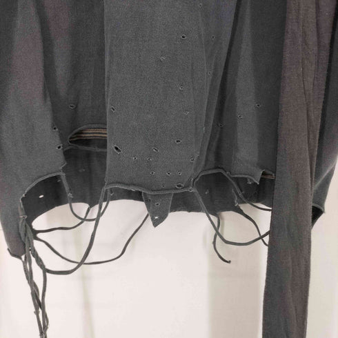 アンダーカバーイズム UNDERCOVERISM 05AW ART&CRAFT期 ストール付きダメージカットソー メンズ JPN:3