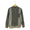 コムデギャルソンオム COMME des GARCONS HOMME パッチワーク ドット/チェック切替 長袖シャツ メンズ JPN:XS