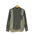 コムデギャルソンオム COMME des GARCONS HOMME パッチワーク ドット/チェック切替 長袖シャツ メンズ JPN:XS
