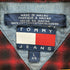 トミージーンズ tommy jeans ロゴ刺繍ワンポケットL/Sチェックシャツ メンズ import:L