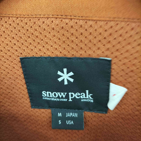 スノーピーク Snow Peak 2レイヤーオクタ インサレーションハーフスリーブ メンズ JPN:M