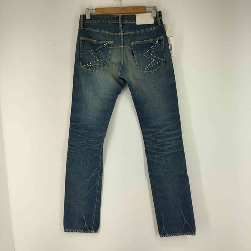 アンダーカバーイズム UNDERCOVERISM 09SS NEO BOY期 ダメージ加工稲妻スタッズデニムデニムパンツ メンズ JPN:2
