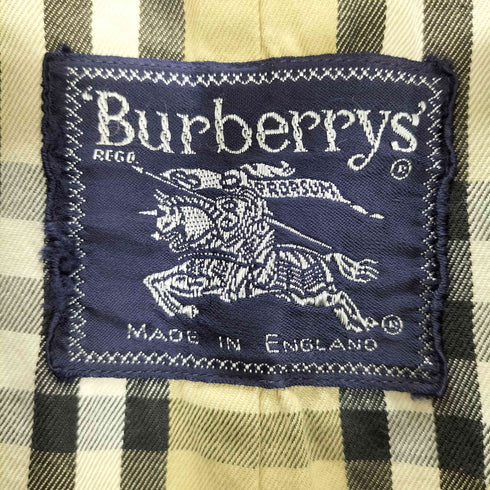 バーバリーズ BURBERRYS 80-90s 英国製 裏地ノバチェックトレンチコート メンズ