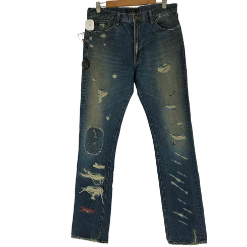 アンダーカバーイズム UNDERCOVERISM 05SS but beautiful期 クラッシュデニムパンツ メンズ JPN:3