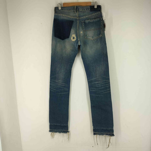 アンダーカバーイズム UNDERCOVERISM 08AW UNREALREALCLOTHES期 クラッシュリペアデニムパンツ メンズ JPN:M