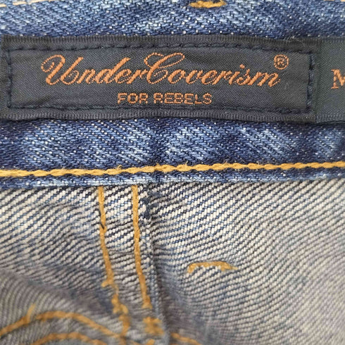 アンダーカバーイズム UNDERCOVERISM 08AW UNREALREALCLOTHES期 クラッシュリペアデニムパンツ メンズ JPN:M