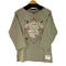 アンダーカバーイズム UNDERCOVERISM 11SS UNDERMAN期 フロントプリント 七分袖 ラグランTシャツ メンズ JPN:2