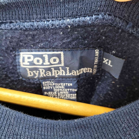 ポロバイラルフローレン Polo by RALPH LAUREN 90S スモールポニー刺繍スウェット メンズ import:XL
