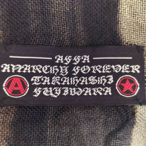 アンダーカバー UNDERCOVER アナーキーグラフィック大判ストール メンズ