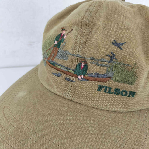 フィルソンガーメント FILSON GARMENT ロゴ刺繍 6パネルキャップ メンズ