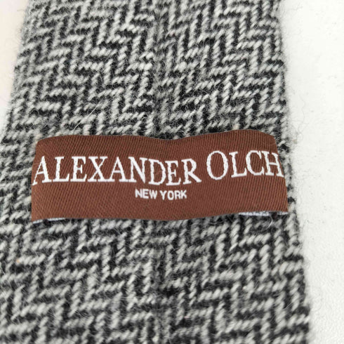 ALEXANDER OLCH ヘリンボーン ネクタイ メンズ