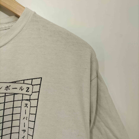 00S コピーライト2002 アニメキャラクター プリント S/S Tシャツ メンズ import:XL