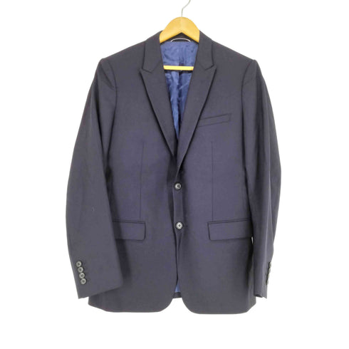 ディオール Dior UNIFORM ピークドラペル ウールシングル テーラードジャケット メンズ 48R