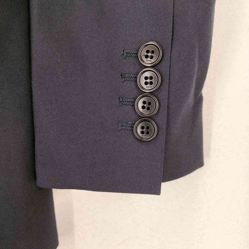 ディオール Dior UNIFORM ピークドラペル ウールシングル テーラードジャケット メンズ 48R