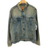 リーバイス Levis Raw Denim Front Button Trucker Jacket/ メンズ import:L
