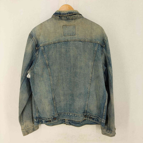 リーバイス Levis Raw Denim Front Button Trucker Jacket/ メンズ import:L