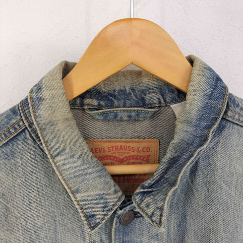 リーバイス Levis Raw Denim Front Button Trucker Jacket/ メンズ import:L